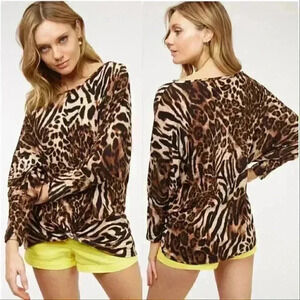 LAYA Animal Print Top